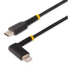 CABLE 1M USB C ACODADO EN NGULO RECTO - PD 60W - 3A - CABLE USB-C DE CARGA RAPIDA - DE ALTA RESISTENCIA - USB 2.0 TIPO C - STARTECH.COM MOD. R2CCR-1M-USB-CABLE, - Garantía: 5 AÑOS -