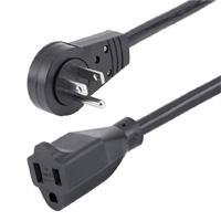 CABLE DE 1.8M DE EXTENSION DE ALIMENTACION - CABLE ALARGADOR DE CORRIENTE ROTATIVO PLANO DE 360DEG - NEMA 5-15P A NEMA 5-15R - STARTECH.COM MOD. RTPAC1016, - Garantía: 5 AÑOS -