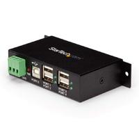 ADAPTADOR CONCENTRADOR HUB USB 2.0 DE 4 PUERTOS REFORZADO INDUSTRIAL CON ALIMENTACION - STARTECH.COM MOD. ST4200USBM, - Garantía: 2 AÑOS -