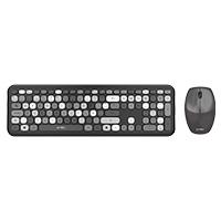 KIT ACTECK  TECLADO Y MOUSE INALAMBRICO CREATOR CHIC MK475 / 110 TECLAS / MEMBRANA / RATON OPTICO / USB 2.4 GHZ / 2 BOTONES SCROLL / NEGRO / AC-935166, - Garantía: 1 AÑO -