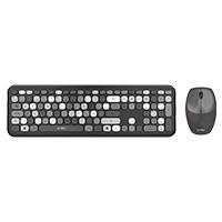 KIT 2 EN 1 TECLADO Y MOUSE INALAMBRICO CREATOR CHIC MK475 / 110 TECLAS / MEMBRANA / RATON OPTICO / USB 2.4 GHZ / 2 BOTONES SCROLL / NEGRO / AC-935166, - Garantía: 1 AÑO -