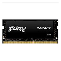 MEMORIA RAM KINGSTON SODIMM DDR4 32GB 3200MT/S FURY IMPACT BLACK CL20 260PIN 1.2V C/DIFUSOR DE CALOR P/LAPTOP KF432S20IB/32, - Garantía: 1 AÑO -