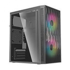 GABINETE ACTECK FUJI GC470 / MINI TORRE / MICRO ATX , MINI ITX / FUENTE 500W / VENTILADOR RGB / PANEL ACRILICO, METAL / AC-935838, - Garantía: 3 AÑOS -