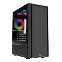 GABINETE GAMER BALAM RUSH NYX GI730 / MINI TORRE / MICRO ATX - MINI ITX / 3 VENTILADORES RGB INCLUIDOS / BAHIA PARA HDD - SSD / PANEL LATERAL DE CRISTAL TEMPLADO / NEGRO / BR-936095, - Garantía: 3 AÑOS -