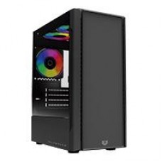 GABINETE GAMER BALAM RUSH NYX GI730 / MINI TORRE / MICRO ATX - MINI ITX / 3 VENTILADORES RGB INCLUIDOS / BAHIA PARA HDD - SSD / PANEL LATERAL DE CRISTAL TEMPLADO / NEGRO / BR-936095, - Garantía: 3 AÑOS -