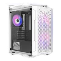 GABINETE GAMER BALAM RUSH ARTIC GI725 / MINI TORRE / MICRO ATX, MINI ITX / VENTILADOR RGB / PANEL CRISTAL TEMPLADO, METAL / BLANCO / BR-936125, - Garantía: 3 AÑOS -