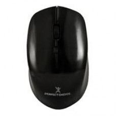 MOUSE INALAMBRICO 1600 DPI OPTICO CONECTOR USB PERFECT CHOICE ROOT PRO - NEGRO, - Garantía: 1 AÑO -