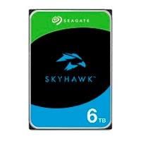 DISCO DURO INTERNO SEAGATE SKYHAWK 6TB 3.5 ESCRITORIO SATA3 6GB/S 256MB 5400RPM VIDEO VIGILANCIA 24X7 DVR Y NVR 1-16 BAHIAS 1-64 CAM, - Garantía: 3 AÑOS -