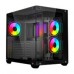 GABINETE OCELOT GAMING A-CUBE 1 / MID TOWER / ATX, M-ATX, ITX / PANEL LATERAL Y FRONTAL DE CRISTAL TEMPLADO / INCLUYE 3 VENTILADORES / ENFRIAMIENTO LIQUIDO HASTA 360MM / GPU HASTA 410MM / COLOR NEGRO, - Garantía: 1 AÑO -