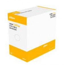 CABLE UTP/DAHUA/DH-PFM920-5EU/BOBINA DE CABLE UTP PARA EXTERIOR CAT5E/ 100 COBRE/ 305 METROS/ COLOR NEGRO/ CUBIERTA EXTERIOR MDPE/ CUMPLE CON ESTANDARES ANSI/TIA 568-C.2/ RETARDANTE DE LLAMA/ ROHS/, - Garantía: 1 AÑO -