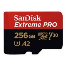 MEMORIA SANDISK MICRO SDXC 256GB EXTREME PRO 200MB/S 4K CLASE 10 A2 V30 C/ADAPTADOR SDSQXCD-256G-GN6MA, - Garantía: 10 AÑOS -