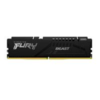 MEMORIA RAM KINGSTON DIMM DDR5 32GB 5200MT/S FURY BEAST BLACK XMP CL40 288PIN 1.25V C/DISIPADOR DE CALOR P/PC/GAMER/ALTO RENDIMIENTO KF552C40BB-32, - Garantía: 99 AÑOS -