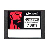 UNIDAD SSD KINGSTON DC600M ENTERPRICE SATA 2.5 PARA SERVER 7680GB SEDC600M/7680G, - Garantía: 5 AÑOS -