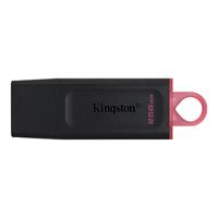MEMORIA FLASH KINGSTON 256GB USB 3.2 GEN 1 DATA TRAVELER EXODIA NEGRO (DTX/256GB), - Garantía: 5 AÑOS -