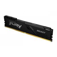 MEMORIA RAM KINGSTON DIMM DDR4 16GB 3600MT/S FURY BEAST BLACK CL18 288PIN 1.35V C/DISIPADOR DE CALOR P/PC/GAMER/ALTO RENDIMIENTO KF436C18BB/16, - Garantía: 99 AÑOS -