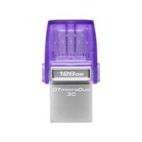MEMORIA FLASH USB KINGSTON DATA TRAVELER MICRODUO 128GB 3C TYPE A-C (DTDUO3CG3/128GB), - Garantía: 5 AÑOS -