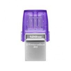 MEMORIA FLASH USB KINGSTON MICRODUO 128GB 3C TYPE A-C(DTDUO3CG3/128GB), - Garantía: 5 AÑOS -