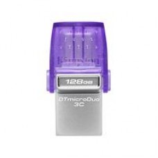 MEMORIA FLASH USB KINGSTON DATA TRAVELER MICRODUO 128GB 3C TYPE A-C (DTDUO3CG3/128GB), - Garantía: 5 AÑOS -