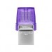 MEMORIA FLASH USB KINGSTON MICRODUO 128GB 3C TYPE A-C(DTDUO3CG3/128GB), - Garantía: 5 AÑOS -