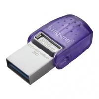 MEMORIA FLASH USB KINGSTON DATA TRAVELER MICRODUO 256GB 3C TYPE A-C (DTDUO3CG3/256GB), - Garantía: 5 AÑOS -