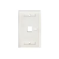 TAPA FACEPLATE , INTELLINET, 772389, BLANCO 1 PERF. ETIQUETA, - Garantía: 1 AÑO -