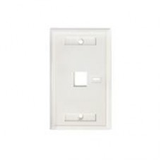 TAPA FACEPLATE , INTELLINET, 772389, BLANCO 1 PERF. ETIQUETA, - Garantía: 1 AÑO -