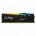 MEMORIA RAM KINGSTON FURYBEAST DDR5 BLACK 32GB 4800MHZ CL38(KF548C38BBA-32), - Garantía: 99 AÑOS -