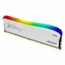 MEMORIA RAM KINGSTON DIMM DDR4 8GB 3600MT/S FURY BEAST WHITE RGB CL17 288PIN 1.35V C/DISIPADOR DE CALOR P/PC/GAMER/ALTO RENDIMIENTO (KF436C17BWA/8), - Garantía: 99 AÑOS -
