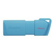 MEMORIA FLASH USB KINGSTON DATA TRAVELER EXODIA 64GB GEN 1 3.2 TIPO A TURQUESA NEON (KC-U2L64-7LB), - Garantía: 5 AÑOS -