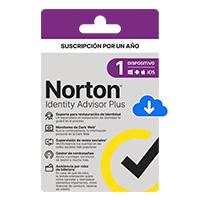 ESD NORTON IDENTITY ADVISOR PLUS 1 DISPOSITIVO / 1 AÑO / DESCARGA DIGITAL, - Garantía: SG -