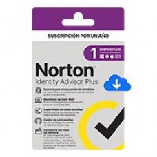 ESD NORTON IDENTITY ADVISOR PLUS 1 DISPOSITIVO / 1 AÑO / DESCARGA DIGITAL, - Garantía: SG -