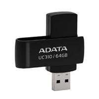MEMORIA ADATA 64GB USB 3.2 UC310 NEGRO (UC310-64G-RBK), - Garantía: 5 AÑOS -