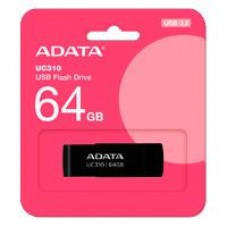 MEMORIA ADATA 64GB USB 3.2 UC310 NEGRO, - Garantía: 5 AÑOS -