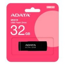 MEMORIA ADATA 32GB USB 3.2 UC310 NEGRO (UC310-32G-RBK), - Garantía: 5 AÑOS -