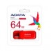 MEMORIA ADATA 64GB USB 2.0 UV240 ROJO (AUV240-64G-RRD), - Garantía: 5 AÑOS -