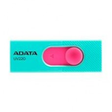 MEMORIA ADATA 32GB USB 2.0 UV220 RETRACTIL AZUL-ROSA, - Garantía: 5 AÑOS -