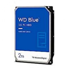 DISCO DURO INTERNO WD BLUE 2TB 3.5 ESCRITORIO SATA3 6GB S 64MB 5400RPM WINDOWS (WD20EARZ), - Garantía: 2 AÑOS -