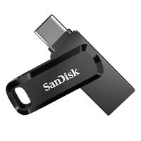 MEMORIA SANDISK ULTRA DUAL DRIVE GO USB 64GB TIPO-C / USB A 3.1 VELOCIDAD DE LECTURA 150MB/S COLOR NEGRO SDDDC3-064G-G46, - Garantía: 5 AÑOS -