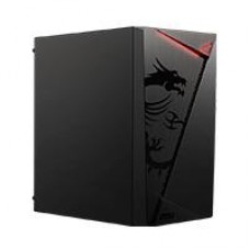 GABINETE GAMING MSIMAG SHIELD M301/ MEDIA TORRE / ATX/MICRO ATX/MINI ITX/ NEGRO/ SIN FUENTE/PC/GAMER, - Garantía: 1 AÑO -