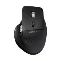 MOUSE ACTECK VIRTUOS PRO MI780 / VERTICAL / INALAMBRICO / DUAL BLUETOOTH USB / RECARGABLE / SCROLL HORIZONTAL / OPTICO / 8 BOTONES / 3200 DPI AJUSTABLE / NEGRO / AC-936187, - Garantía: 1 AÑO -