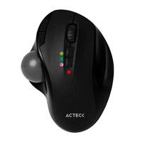 MOUSE ACTECK VIRTUOS ART MI790 / INALAMBRICO / DUAL BLUETOOTH USB / 2400 DPI AJUSTABLE / TRACKBALL / 7 BOTONES SCROLL / RECARGABLE / NEGRO / AC-936309, - Garantía: 1 AÑO -