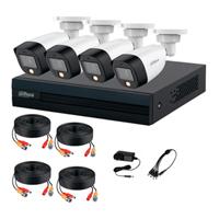 KIT DE CAMARAS/ DAHUA/ FULLCOLORKIT-A DVR 4 CANALES FULL COLOR DE 2 MP CON AUDIO/ DVR COOPER-I WIZ/ CON IA/ 4 CAMFULL COLOR DE 2 MP CON MICROFONO INTEGRADO/ 4 CH 1 IP/ 4 SMD PLUS, - Garantía: SG -