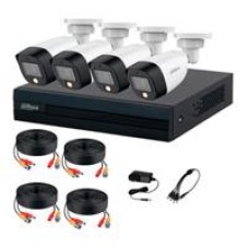 KIT DE CAMARAS/ DAHUA/ FULLCOLORKIT-A DVR 4 CANALES FULL COLOR DE 2 MP CON AUDIO/ DVR COOPER-I WIZ/ CON IA/ 4 CAMFULL COLOR DE 2 MP CON MICROFONO INTEGRADO/ 4 CH 1 IP/ 4 SMD PLUS, - Garantía: SG -