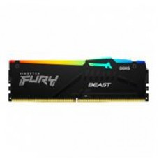 MEMORIA RAM KINGSTON DIMM DDR5 16GB 5600MT/S FURY BEAST BLACK EXPO RGB CL36 288PIN 1.25V C/DISIPADOR DE CALOR P/PC/GAMER/ALTO RENDIMIENTO KF556C36BBEA-16, - Garantía: 99 AÑOS -