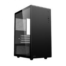 GABINETE ACTECK NEUSS PRO GI717 / MINI TORRE / MICRO ATX - ITX / PANEL LATERAL CRISTAL TEMPLADO - METAL / NEGRO / AC-935937, - Garantía: 3 AÑOS -