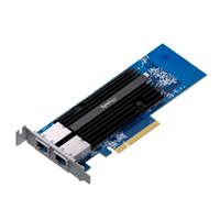 TARJETA DE RED SYNOLOGY E10G30-T2 DE 2 PUERTO ETHERNET 10 GBE DE ALTA VELOCIDAD, PCIE 3.0 X8 PARA NAS. VER MODELOS COMPATIBLES, - Garantía: 5 AÑOS -