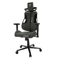 SILLA OCELOT GAMING OST-BLACK SCORPIO / TELA / BASE METALICA / DESCANSABRAZOS 2D / PISTON CLASE 4 / RECLINABLE 170 GRADOS / HASTA 150KG / COJINES LUMBAR Y CERVICAL / COLOR NEGRO, - Garantía: 1 AÑO -