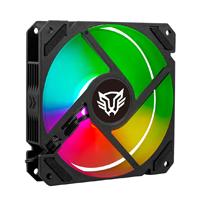 KIT 3 VENTILADORES BALAM RUSH EOLOX BLAZE EX70K / FLUJO DE AIRE 30.71 CFM / VELOCIDAD 1200 RPM / SILENCIOSO 22.1 D B / 3 PINES MACHO Y HEMBRA / AURA RGB / 3 PZ / NEGRO / BR-937962, - Garantía: SG -