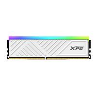MEMORIA XPG SPECTRIX D35G UDIMM DDR4 16GB PC4-25600 3200MHZ CL16 288PIN 1.35V RGB CON DISIPADOR PC/GAMER COLOR BLANCO AX4U320016G16A-SWHD35G, - Garantía: 99 AÑOS -