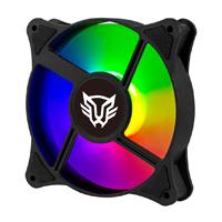 VENTILADOR DE AIRE GAMER BALAM RUSH EOLOX BLAZE EX90 / FLUJO DE AIRE 35.37 CFM / 120 X 25 MM / SILENCIOSO 22.5 DB / VELOCIDAD 1200 RPM / PINES 3 MACHO Y HEMBRA / AURA RGB / NGRO / BR-938020, - Garantía: SG -